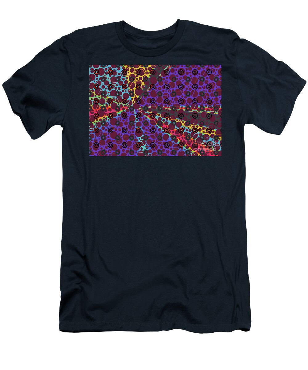 5 Dots Pattern Texture Background Flat Dotted Spotted Pattern Mo Turgay Koca T-Shirt