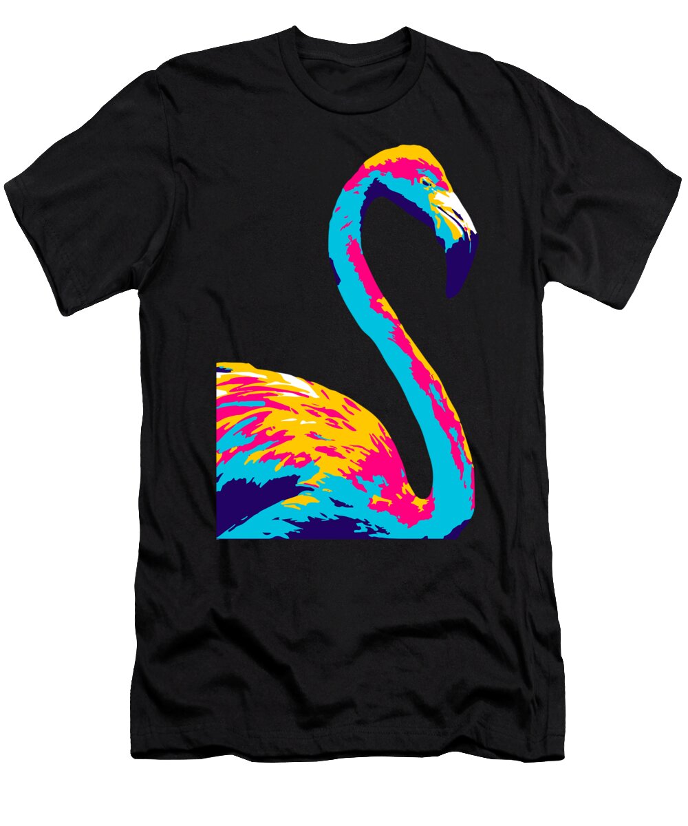 5 Flamingo Black Gryphon T-Shirt