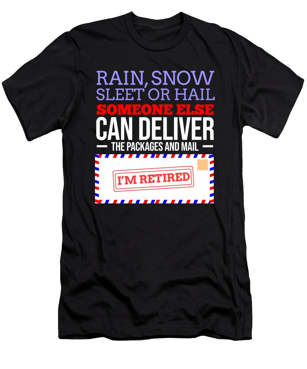 5 Retirement Post Office Retired Postal Worker Gift Teequeen2603 T-Shirt