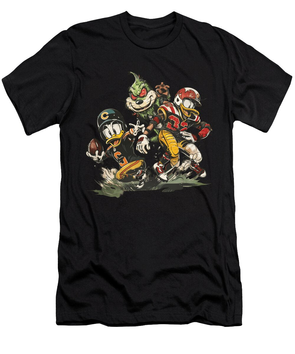 5 the Grinch Vs Cleveland Indians Logo Confrontation Rush T-Shirt