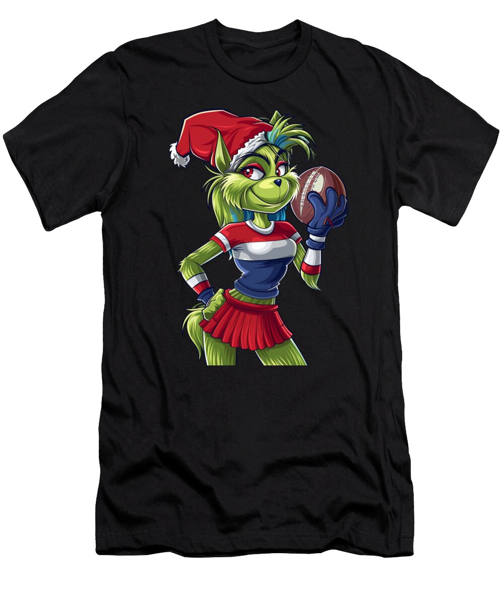 5 the Grinch Vs Cleveland Indians Logo Match Rush T-Shirt