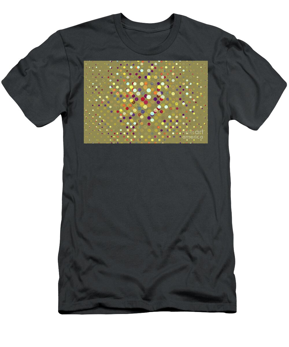 50 Dots Pattern Texture Background Flat Dotted Spotted Pattern Mo Turgay Koca T-Shirt