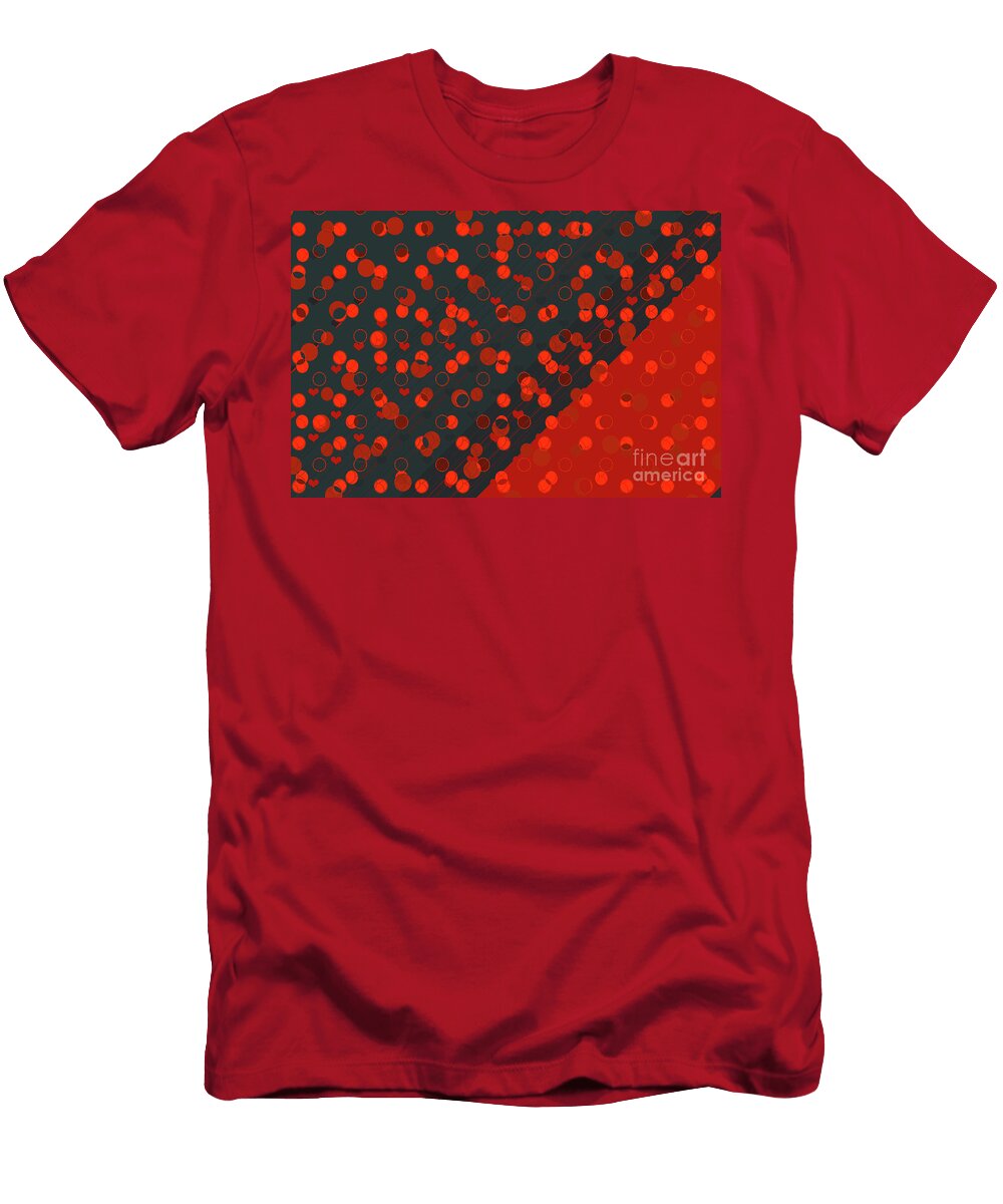 54 Dots Pattern Texture Background Flat Dotted Spotted Pattern Mo Turgay Koca T-Shirt