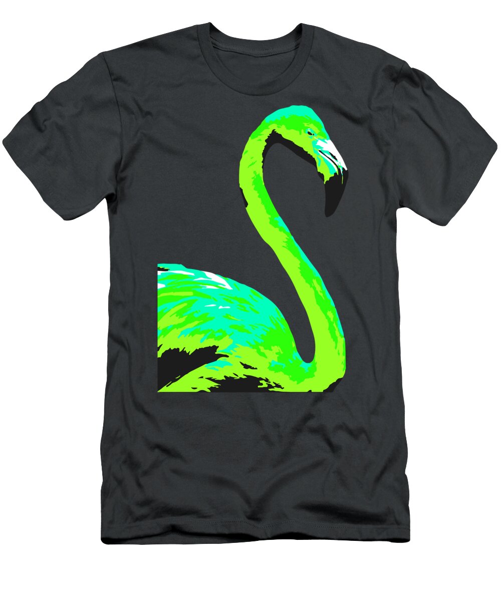 55 Flamingo Black Gryphon T-Shirt