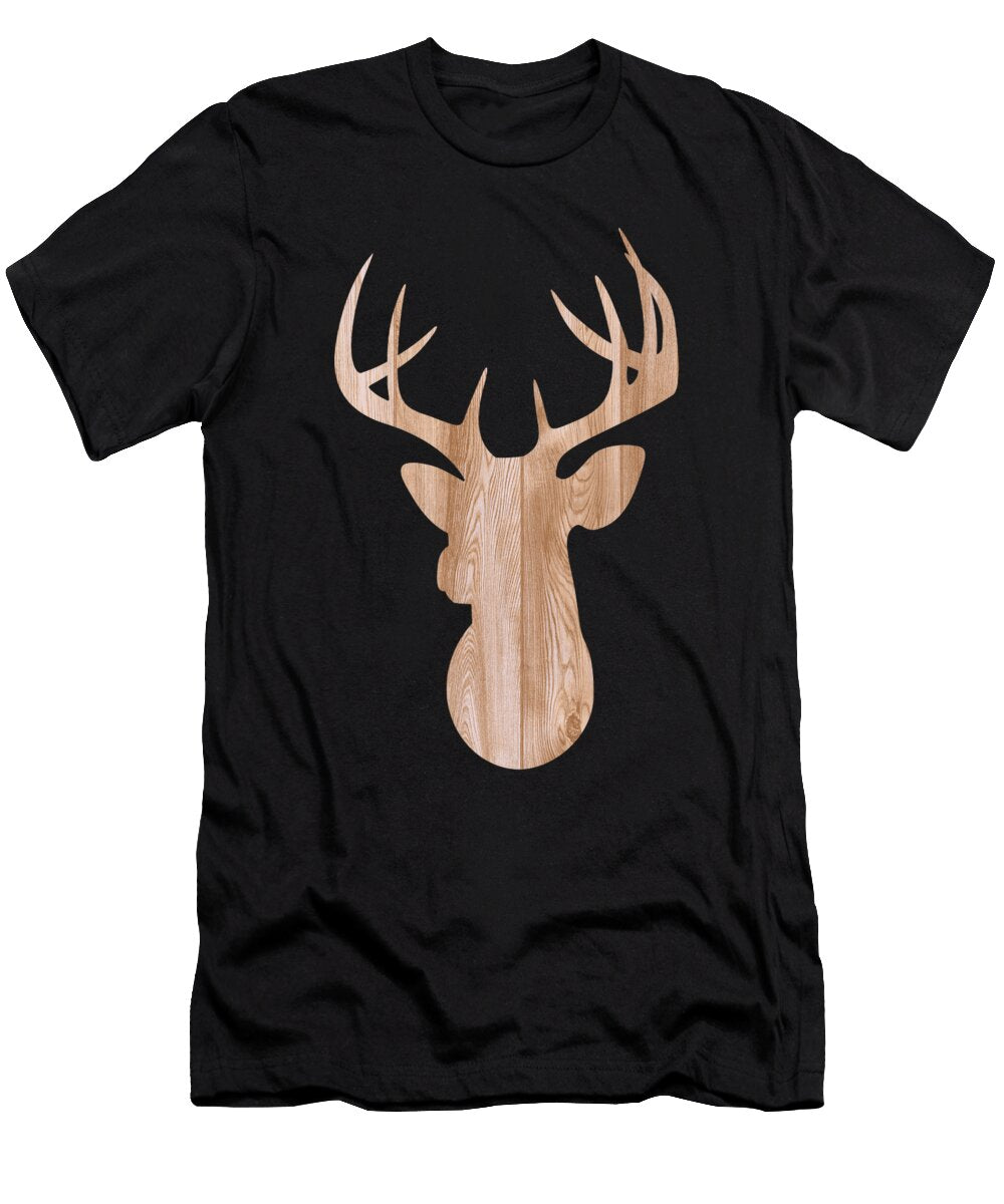 6 Abstract Dear Head Illustration Calnyto T-Shirt