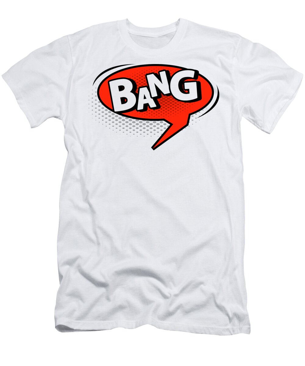 6 Bang Comic Speech Bubble Print on Demand T-Shirt