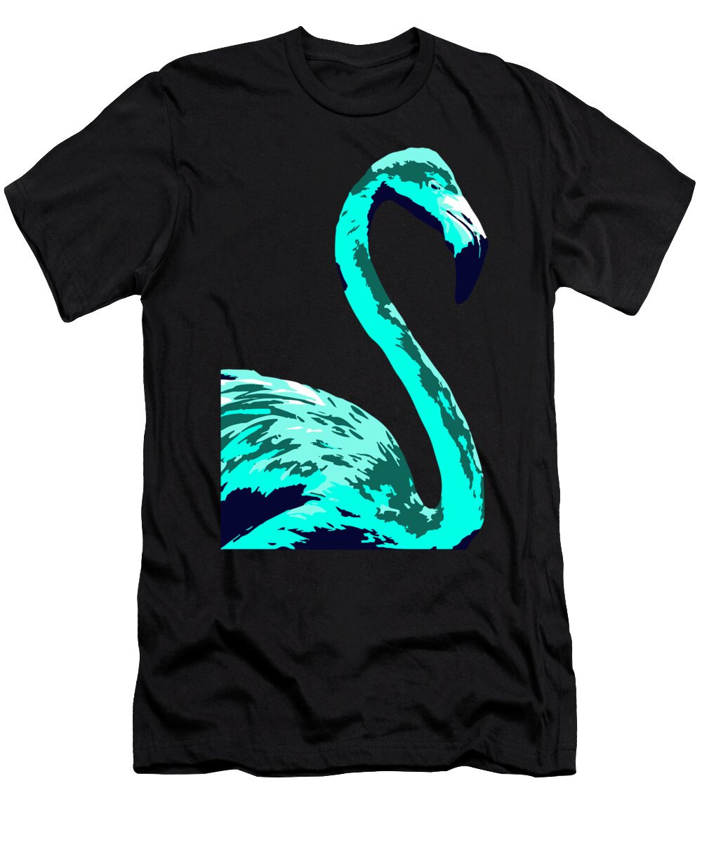 6 Flamingo Black Gryphon T-Shirt