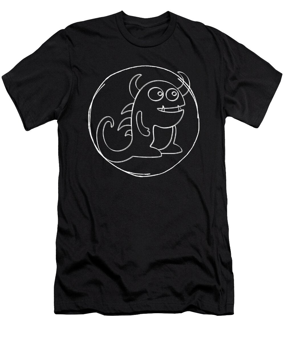 6 Monster Lineart Manuel Schmucker T-Shirt