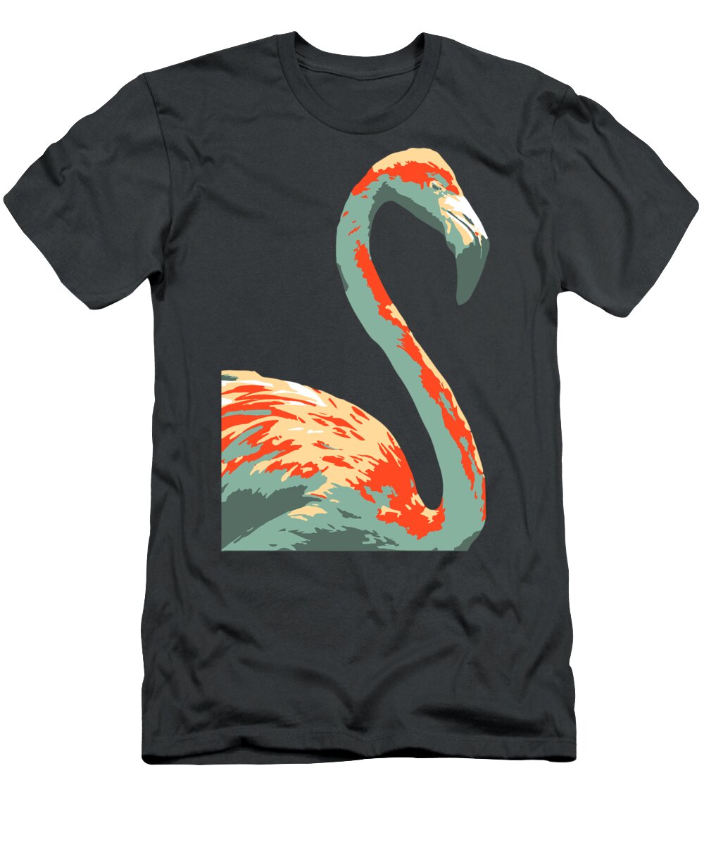 63 Flamingo Black Gryphon T-Shirt