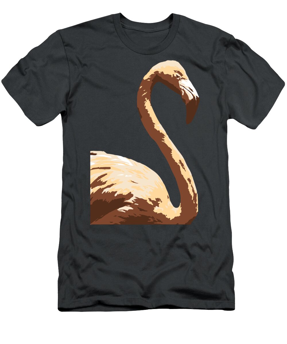 64 Flamingo Black Gryphon T-Shirt