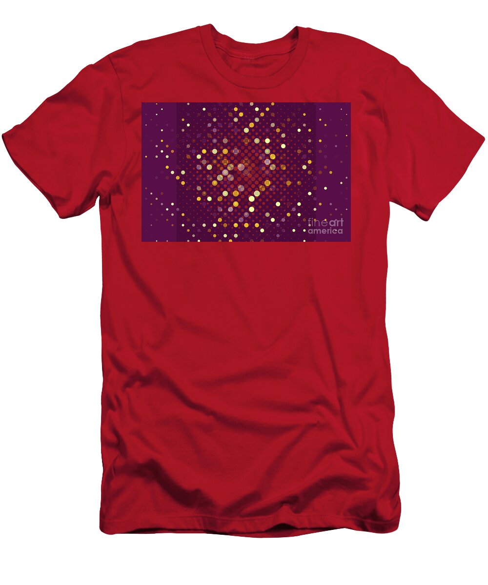 65 Dots Pattern Texture Background Flat Dotted Spotted Pattern Mo Turgay Koca T-Shirt