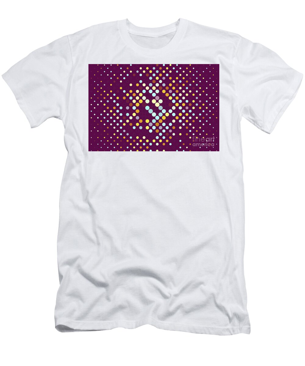 66 Dots Pattern Texture Background Flat Dotted Spotted Pattern Mo Turgay Koca T-Shirt
