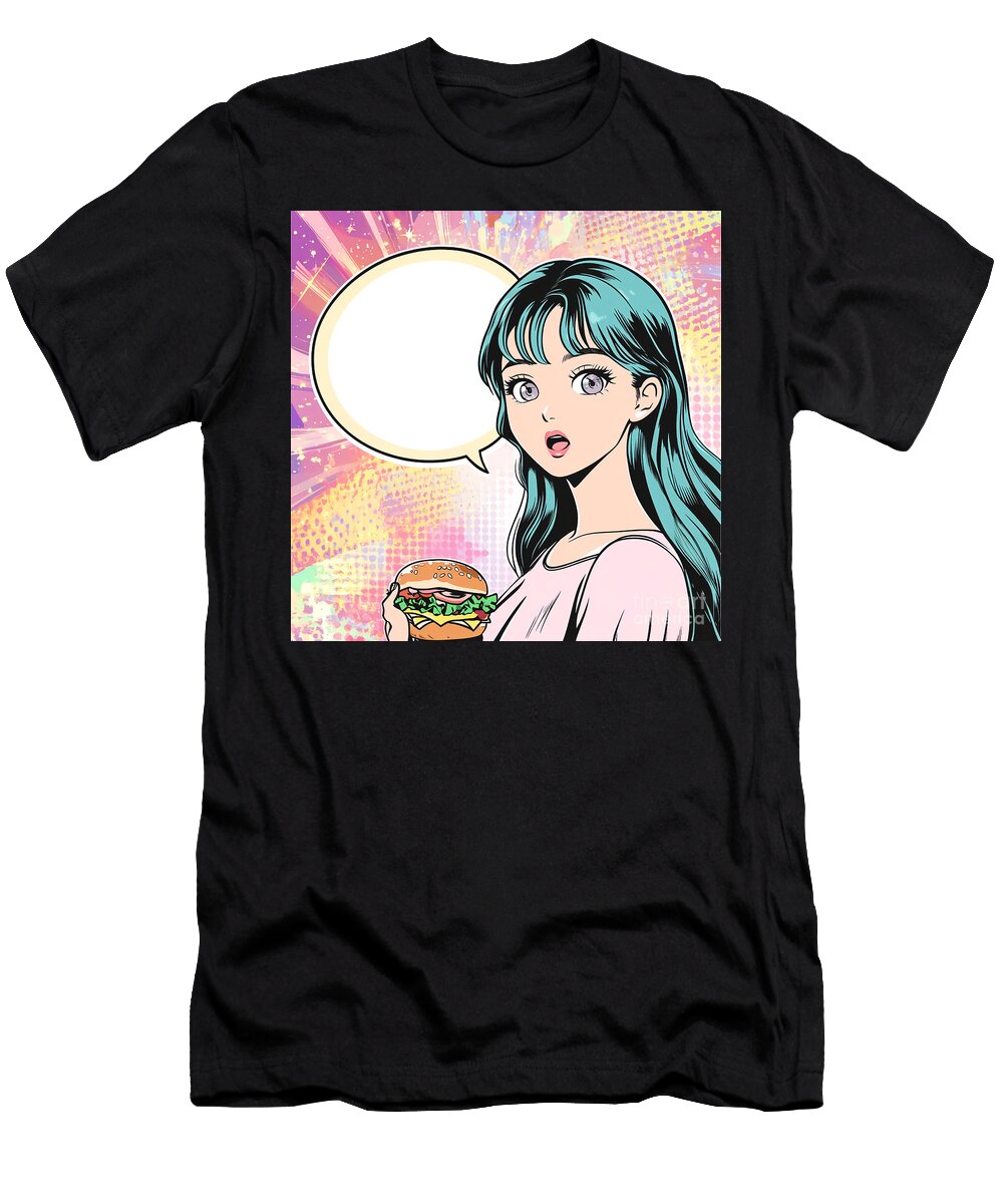 67 Girl Cartoon Grafititee S T-Shirt
