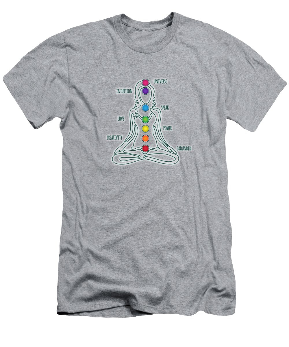 7 Chakra Female Descriptive Words Grunge 10 Serena King T-Shirt