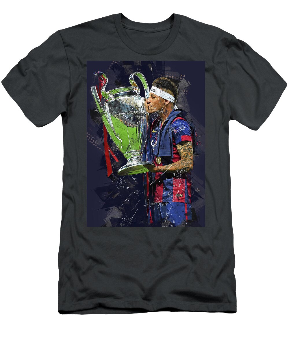 7 Neymar Neymar Da Silva Santos Junior Neymar Junior Barcelona Brasilien Olympia Neymar Leith Huber T-Shirt