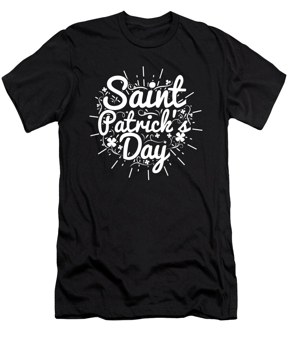 7 St Patricks Day Lucky Clover Shamrock Gift Idea Haselshirt T-Shirt