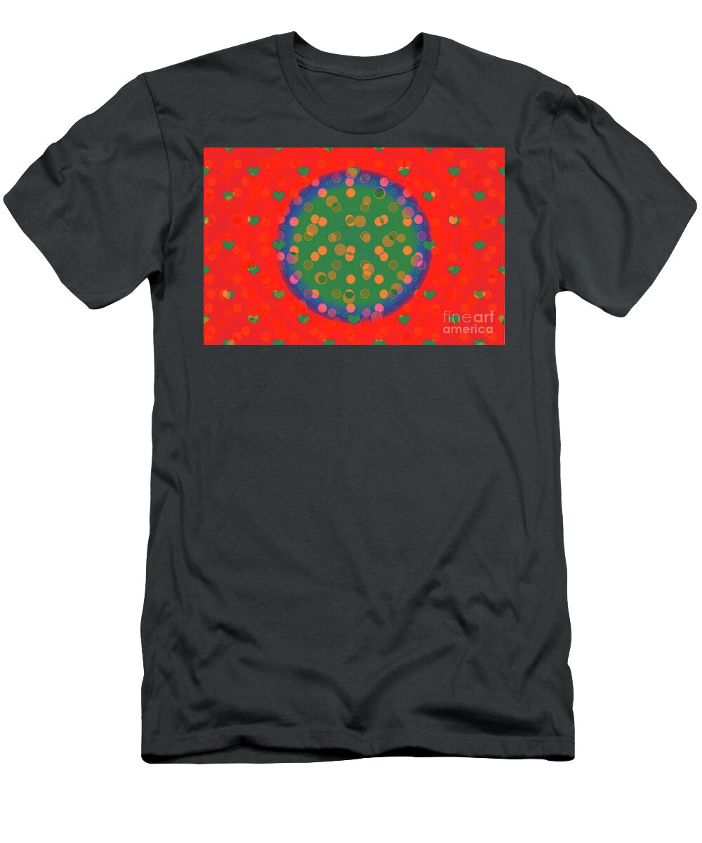 77 Dots Pattern Texture Background Flat Dotted Spotted Pattern Mo Turgay Koca T-Shirt