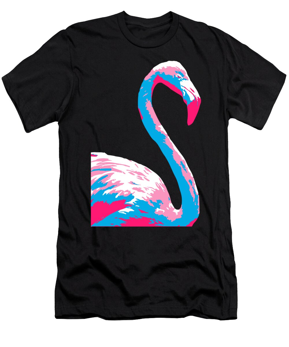 8 Flamingo Black Gryphon T-Shirt