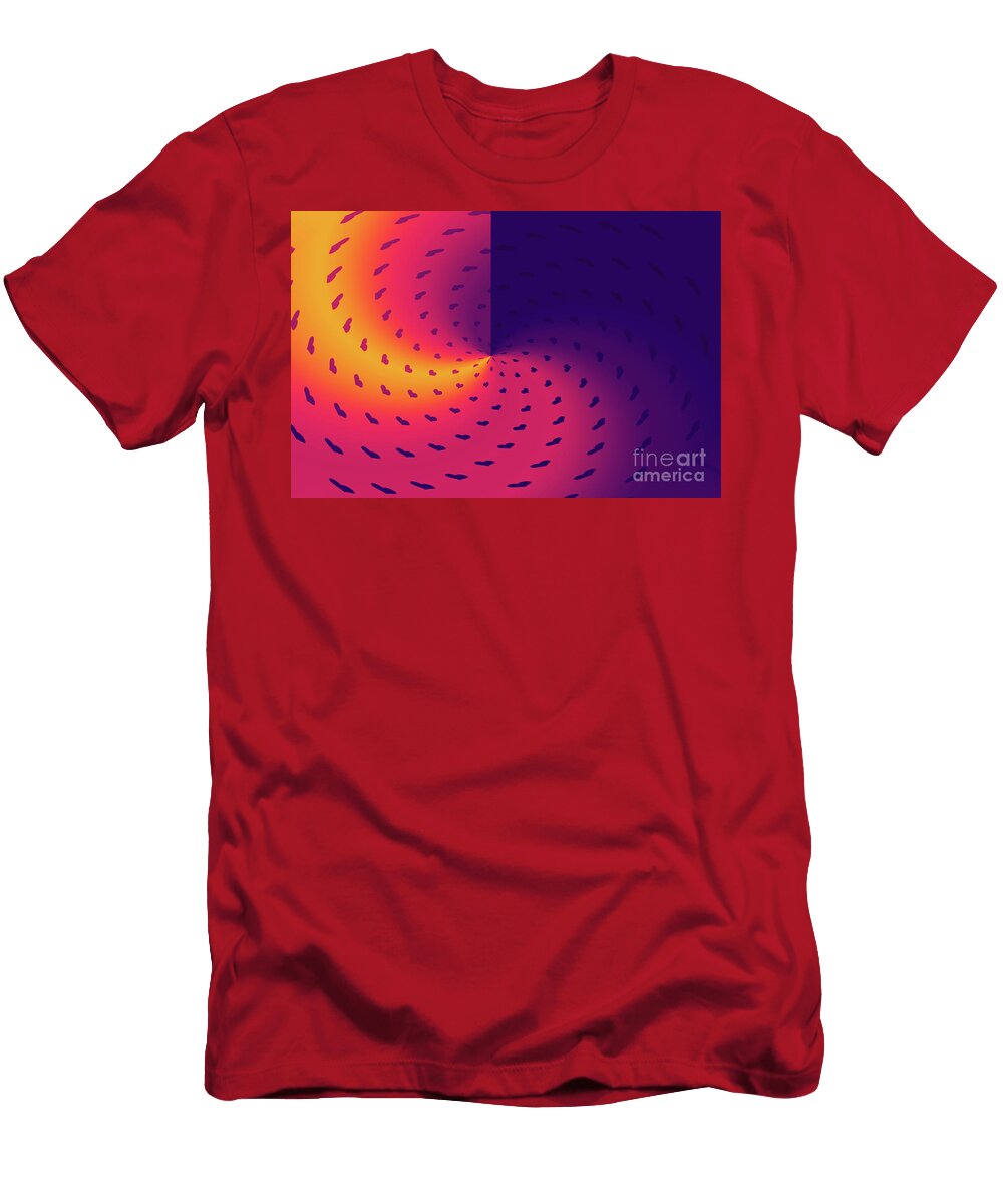 83 Dots Pattern Texture Background Flat Dotted Spotted Pattern Mo Turgay Koca T-Shirt