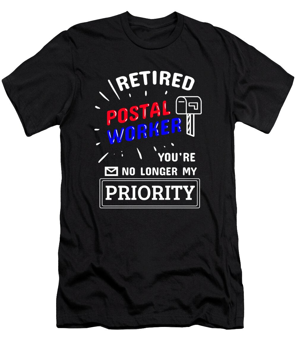 9 Retirement Post Office Retired Postal Worker Gift Teequeen2603 T-Shirt