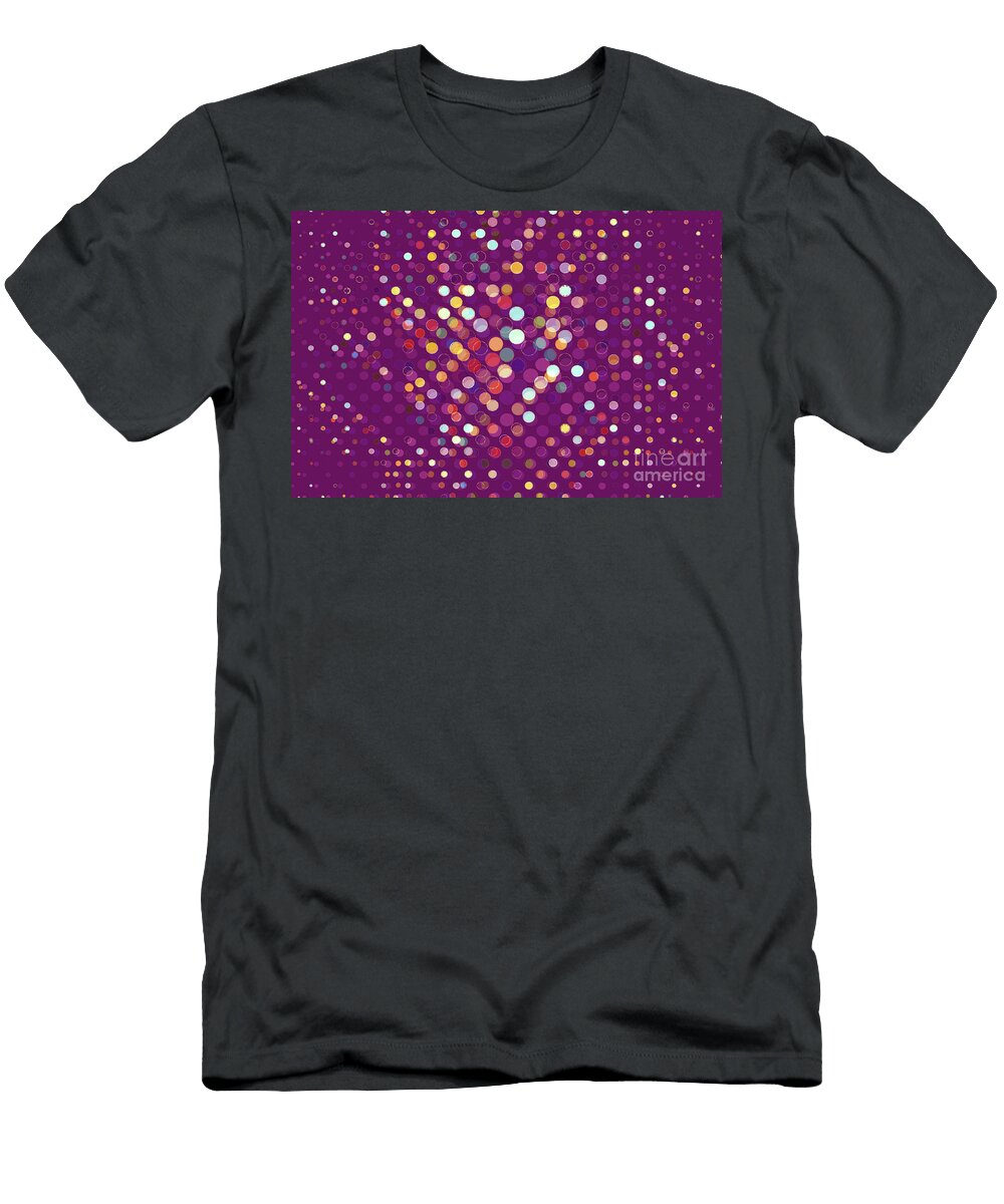 90 Dots Pattern Texture Background Flat Dotted Spotted Pattern Mo Turgay Koca T-Shirt