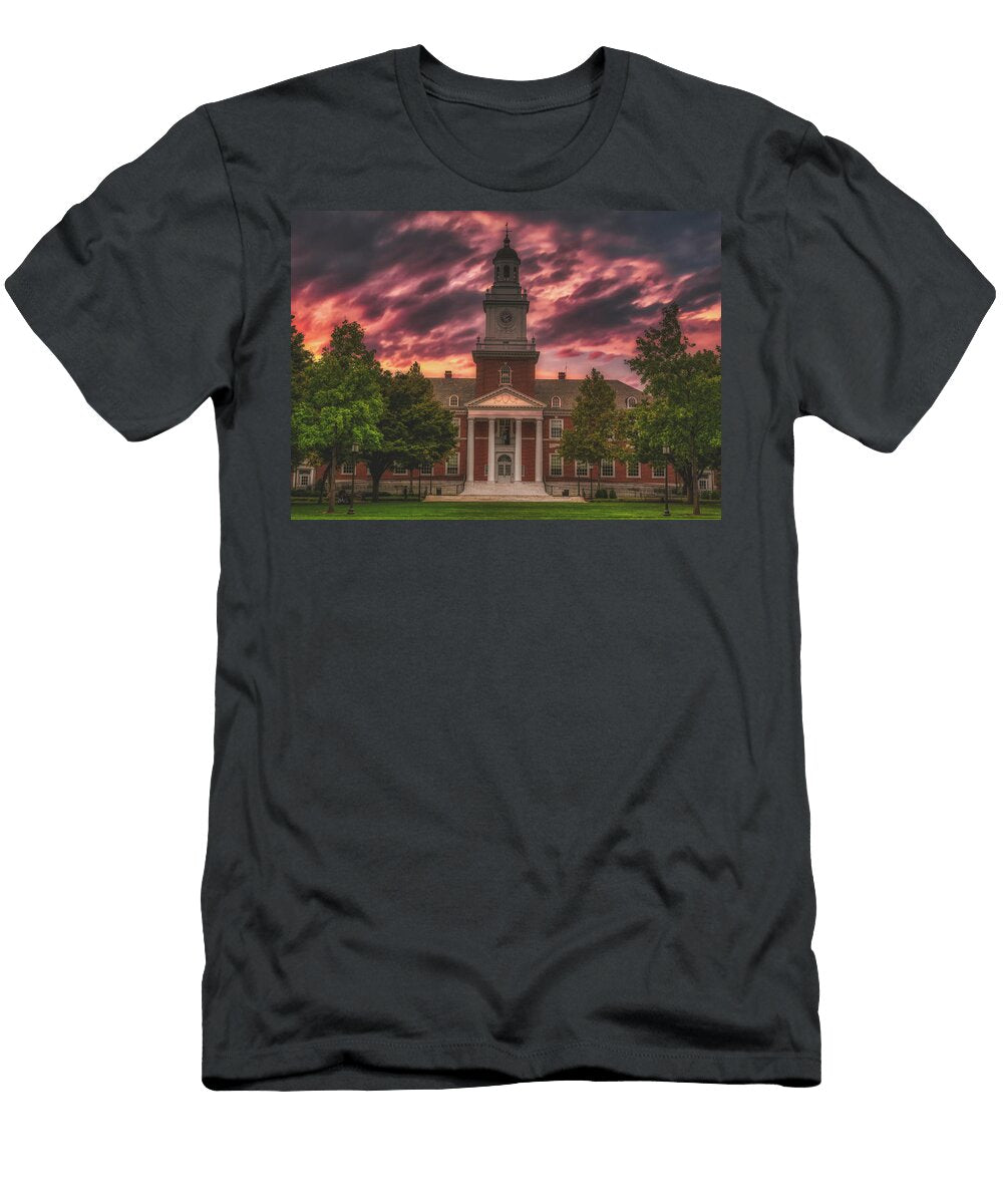 A Beautiful Sunset Over Johns Hopkins Campus Mountain Dreams T-Shirt
