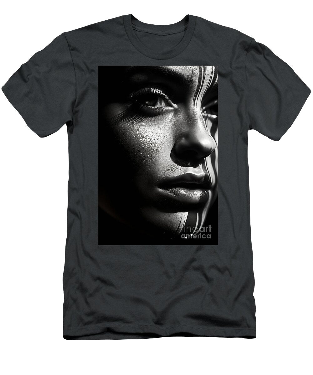 A Black and White High Contrast Silver Halide P Ca Ee Bedf Dbef Artistic Rifki T-Shirt