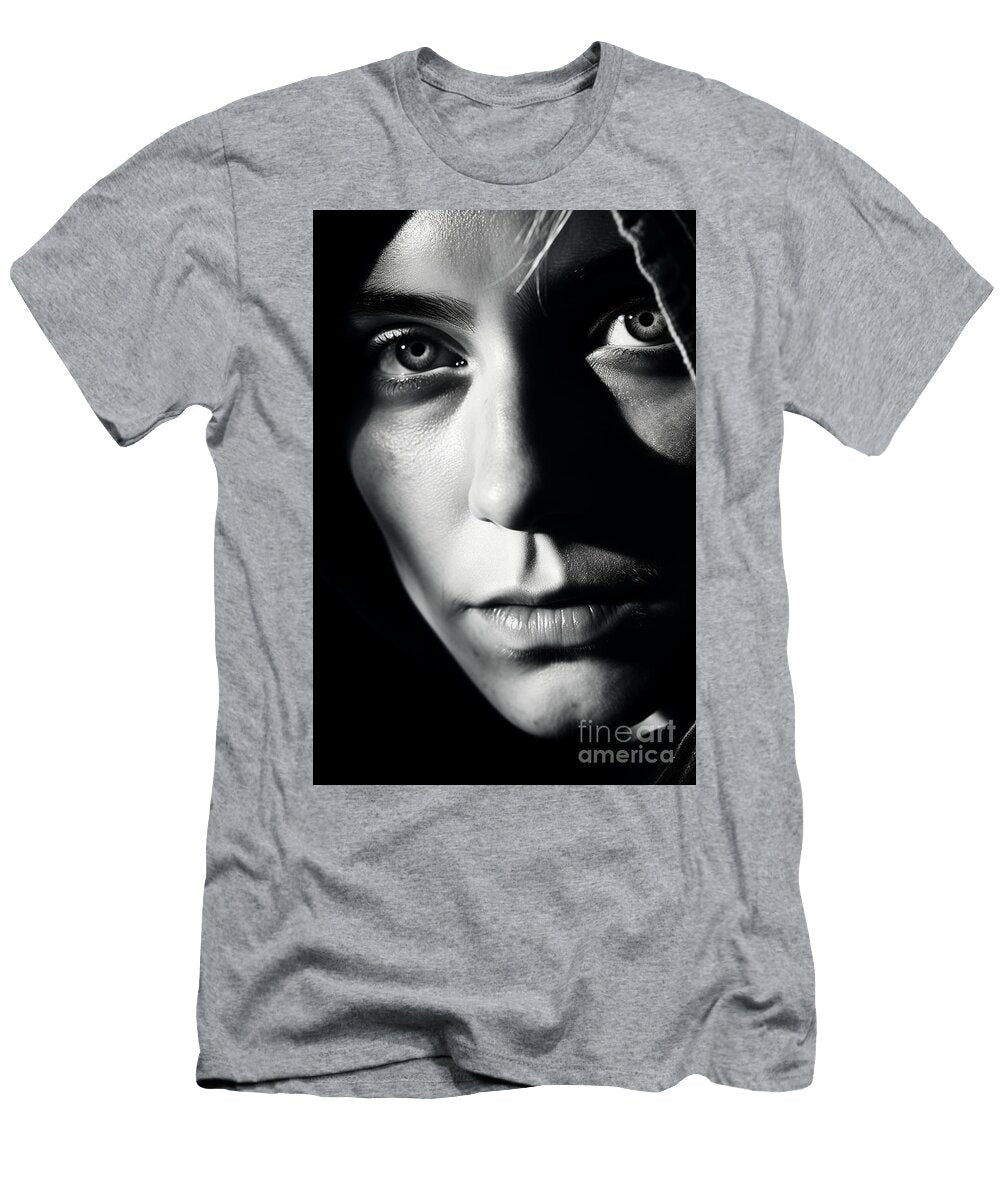 A Black and White High Contrast Silver Halide P Eada Caf Bf Dcaeb Artistic Rifki T-Shirt