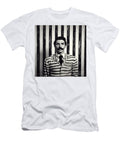 A Black and White Image of a Man with a Moustac Cd B Bbce Dbedcd Artistic Rifki T-Shirt