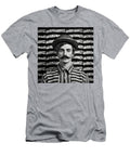 A Black and White Image of a Man with a Moustac Ef F E Ad D Artistic Rifki T-Shirt