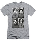 A Black and White Image of a Woman with a Moust Bdfc a Daf Artistic Rifki T-Shirt
