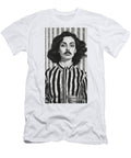 A Black and White Image of a Woman with a Moust Cded Aab B a Dede Artistic Rifki T-Shirt