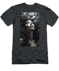 A Black and White Picture of a Woman with Her H Bcda F Bc Bc Beedbd By Asar Studios Artistic Rifki T-Shirt