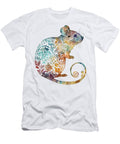 A Bohemian Patterned Mouse Watercolor Boho Animals G Van Rooyen T-Shirt