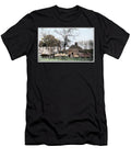 A Cart Pulled By Oxen in Front of an Old New Jersey Farmhouse 1800 American School T-Shirt