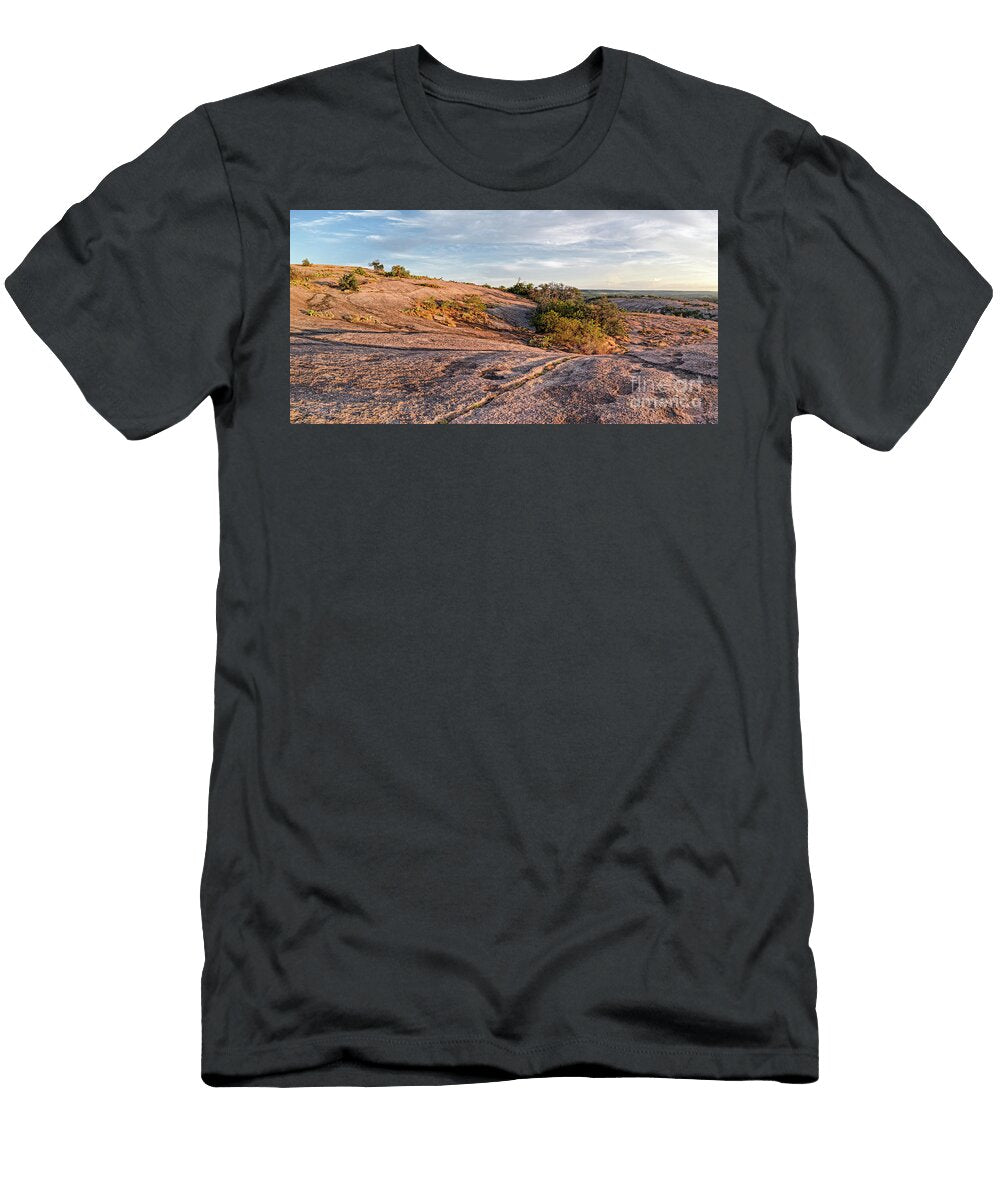 A Few Minutes Before Sunset At Enchanted Rock State Natural Area Fredericksburg Texas Hill Country Silvio Ligutti T-Shirt