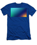 A Gradient of Dots Transition From Blue to Orange Diagonally Across the Screen Odon Czintos T-Shirt