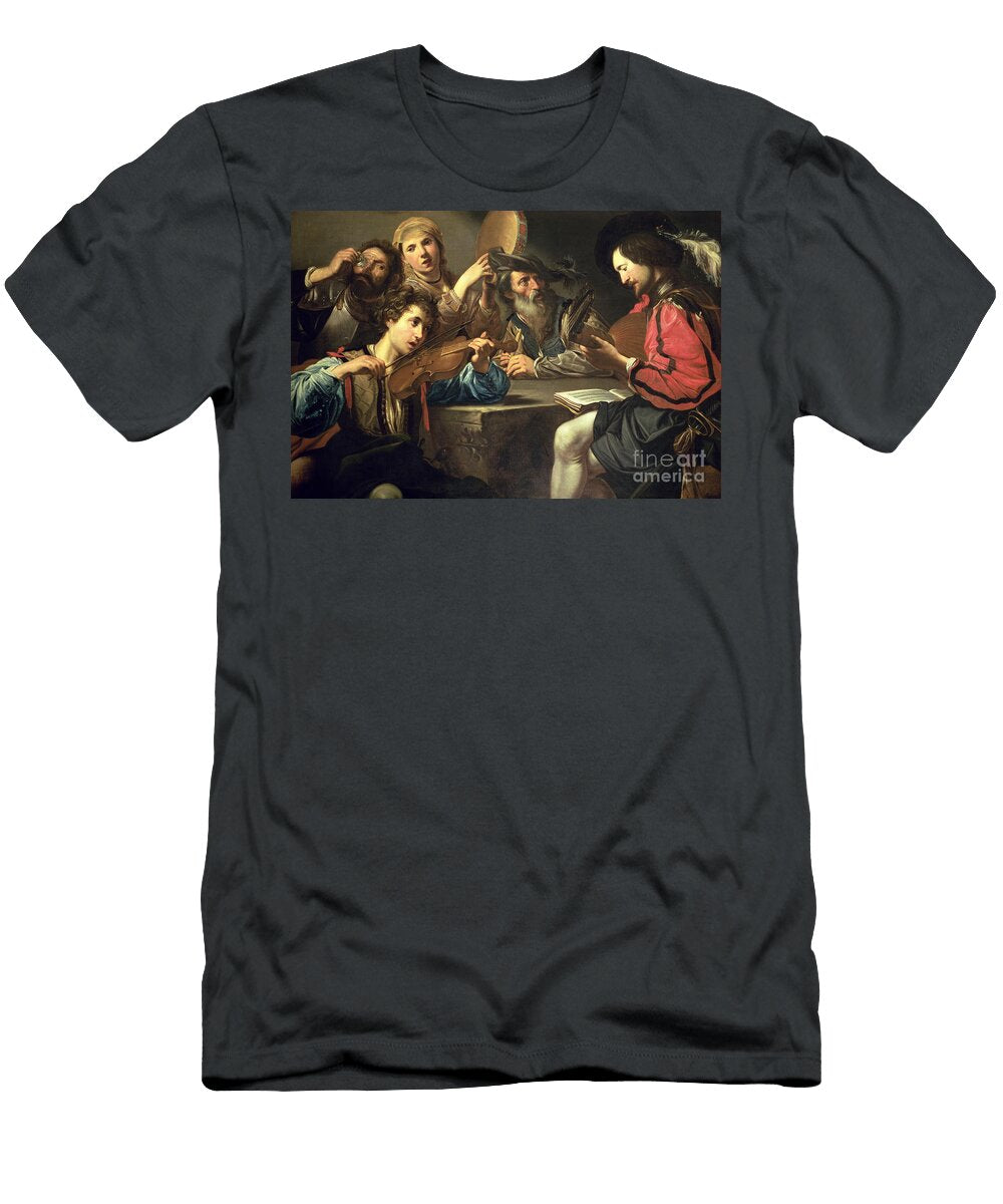 A Musical Gathering Valentin De Boulogne T-Shirt