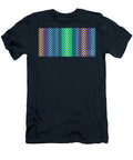 A Myriad of Colored Dots Creates a Gradient Transition From Purple to Green and Then to Yellow Odon Czintos T-Shirt