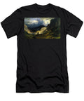 A Storm in the Rocky Mountains Mt Rosalie Albert Bierstadt T-Shirt