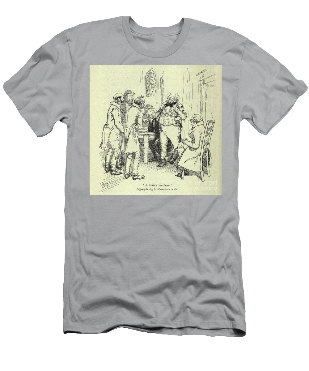 A Vestry Meeting H3 Historic Illustrations T-Shirt