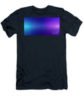 A Vibrant Gradient of Blue to Purple Forms the Background of the Image Punctuated By a Matrix Odon Czintos T-Shirt