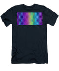 A Vibrant Pattern of Dotted Halftone Transitions From Purple to Blue and Then to a Bright Yellow Odon Czintos T-Shirt