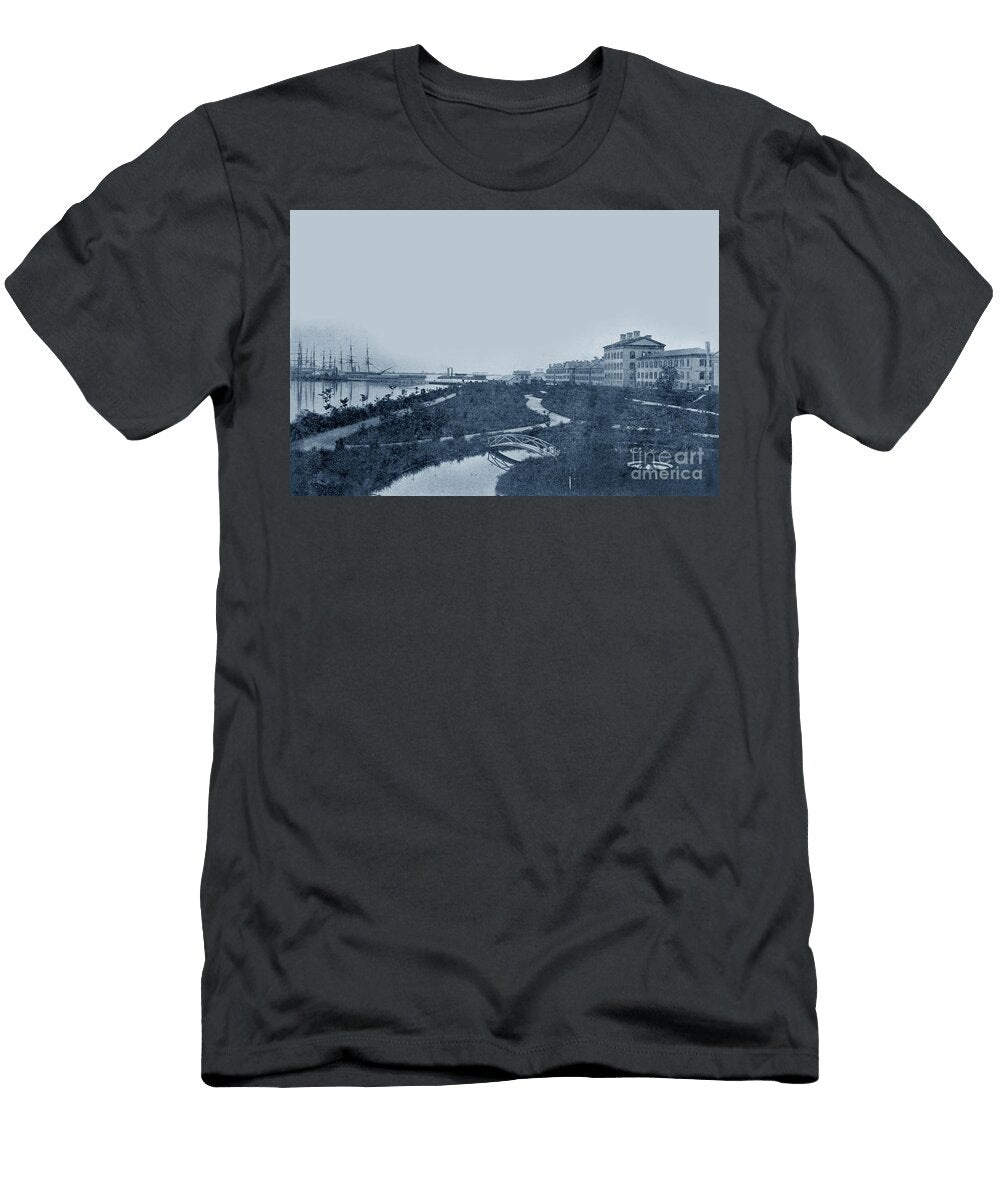 A View Looking East of the Naval Academy Annapolis Maryland Wi California Views Mr Pat Hathaway Archives T-Shirt
