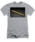 A Wooden Soprano Recorder Lying on Black Background Stefan Rotter T-Shirt