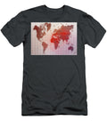 A World Map Is Represented Using a Halftone Dot Pattern Rudy Bagozzi T-Shirt