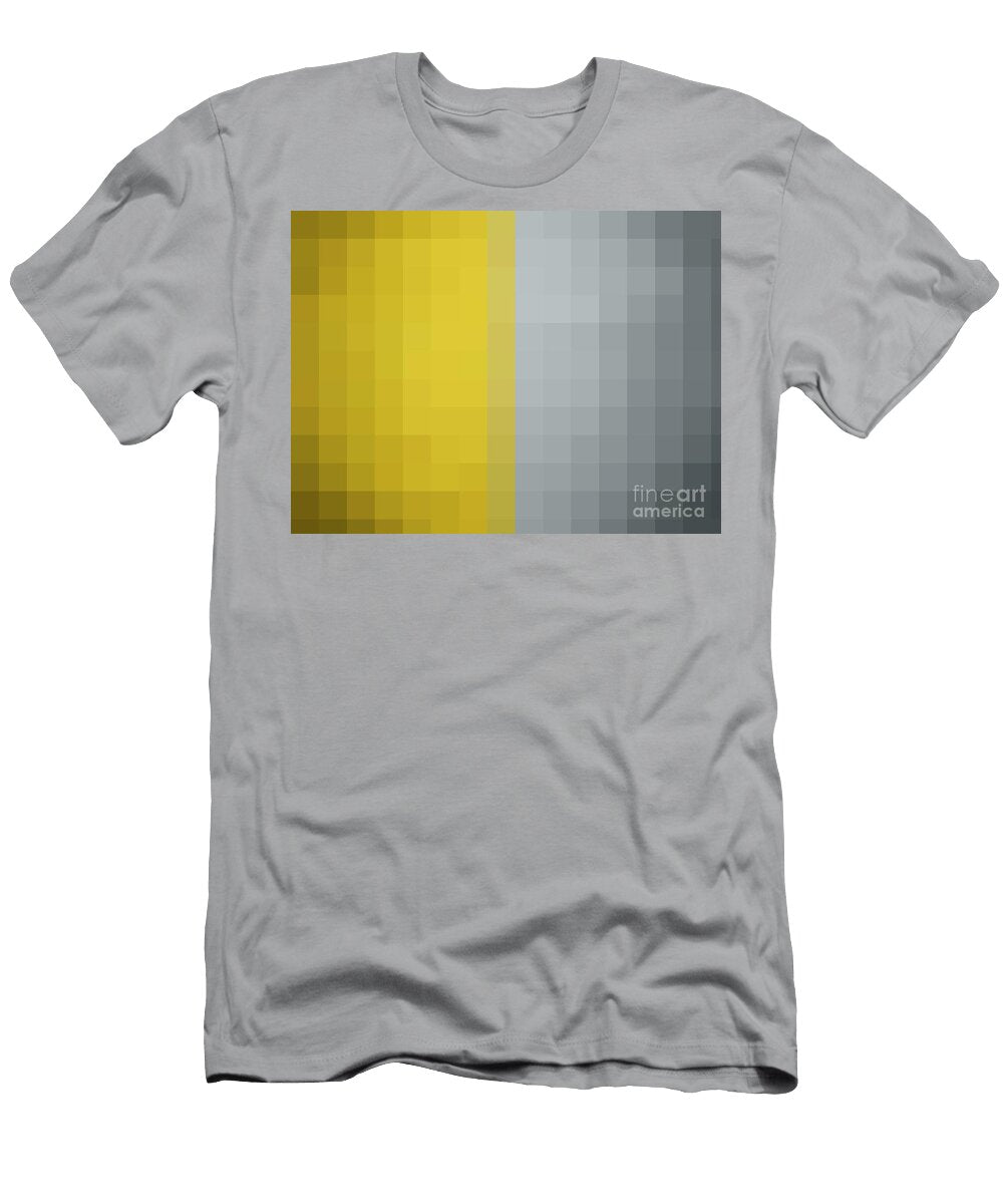 A Yellow Gray Abstract Background Dan Radi T-Shirt