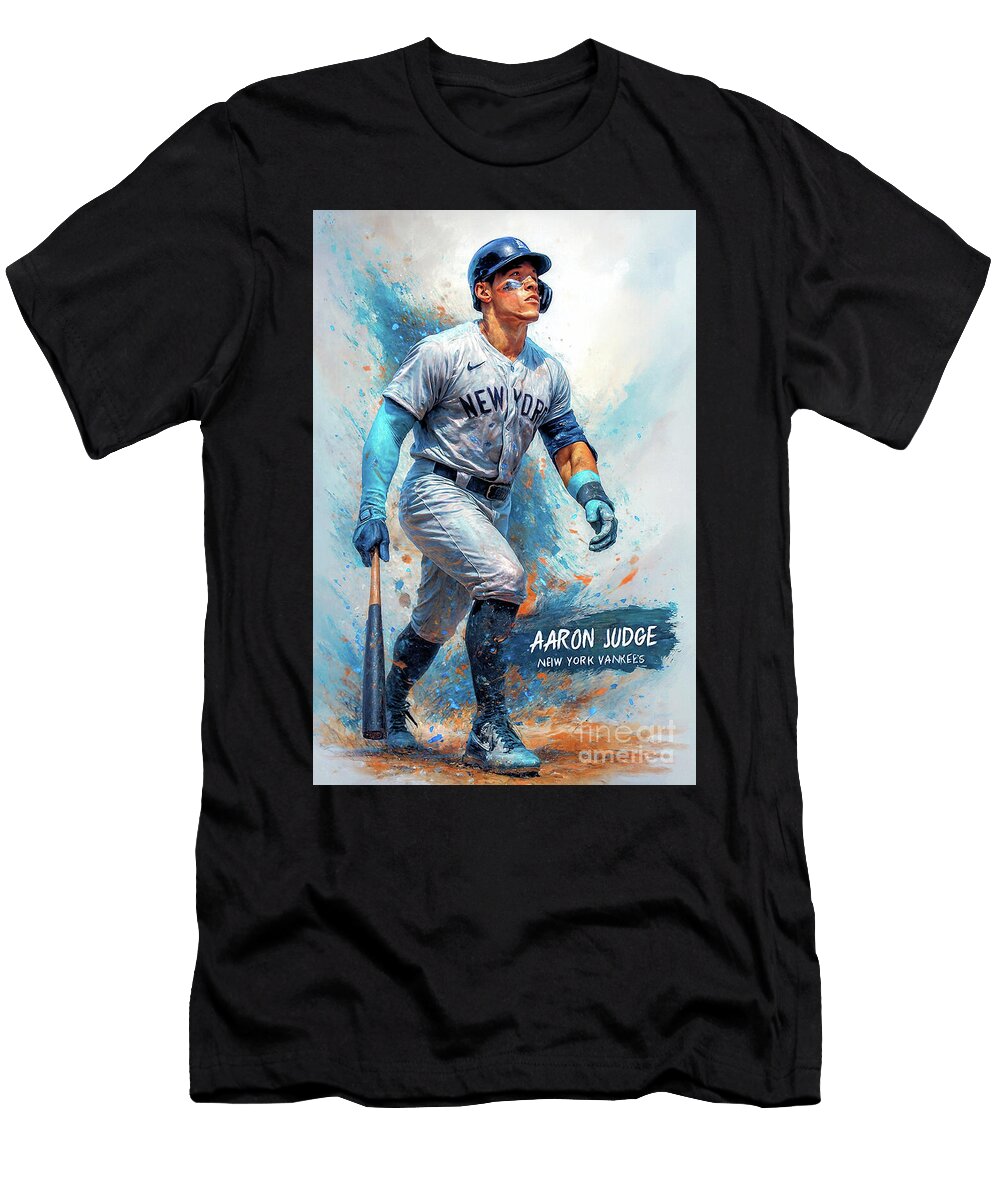 Aaron Judge New York Yankees Making a Splash 100 Robert Williams T-Shirt