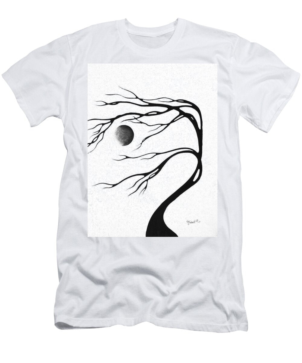 Abstract Art Original Decorative Painting Moon Song By Madart Megan Duncanson T-Shirt