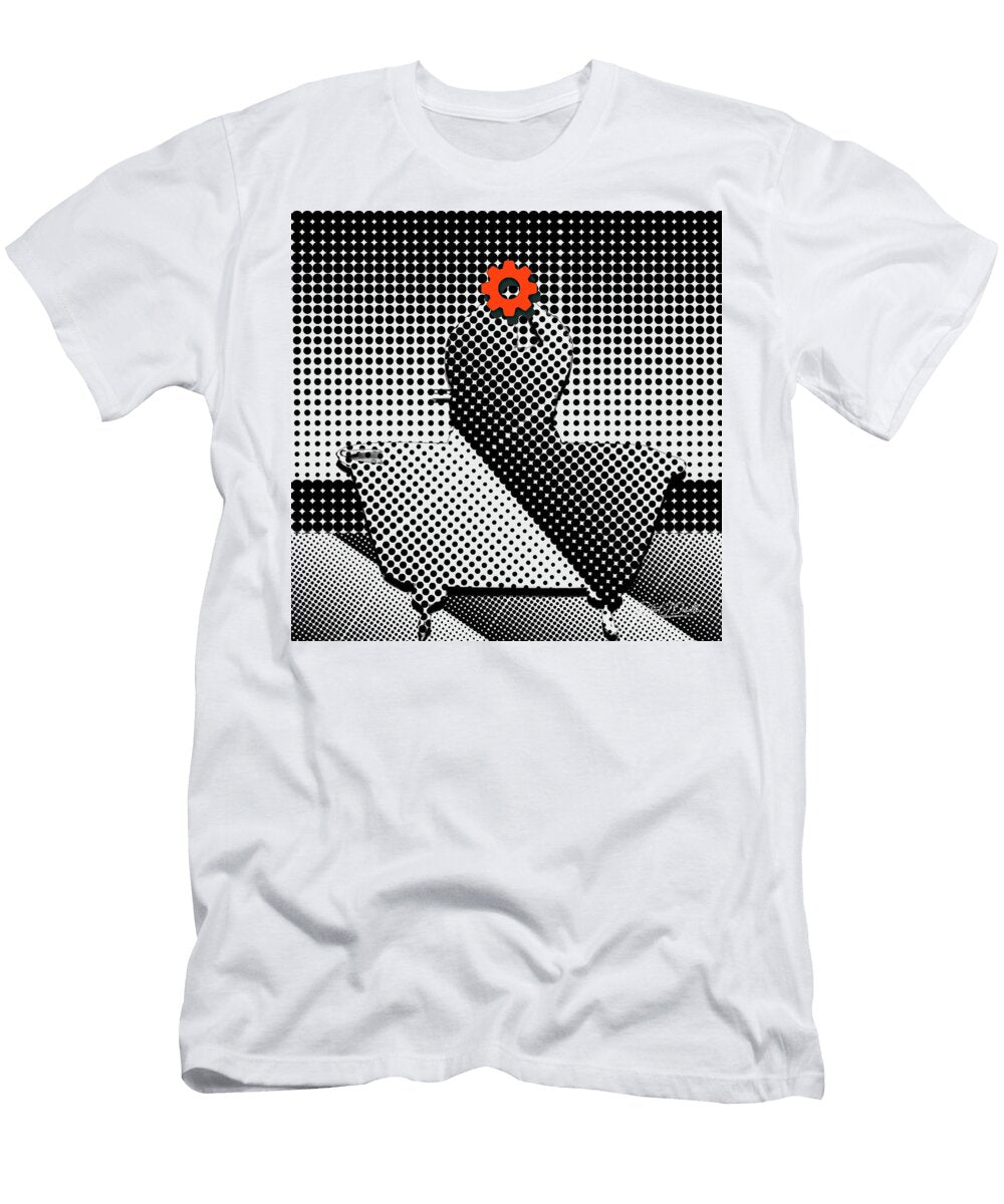 Abstract Bathing Scene with Gear Bob Orsillo Shadow Light T-Shirt
